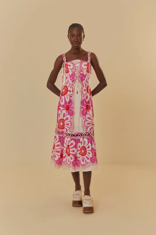 Midi dresses with denim fabric for a casual yet stylish day out Off-White Maia Sleeveless Midi Dress Midi dresses with denim fabric for a casual yet stylish day out Off-White Maia Sleeveless Midi Dress