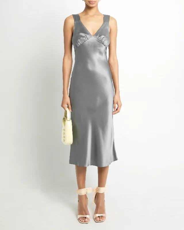 Midi dresses with off - the - shoulder necklines for a flirty look Saylor Silk Dress Midi dresses with off - the - shoulder necklines for a flirty look Saylor Silk Dress