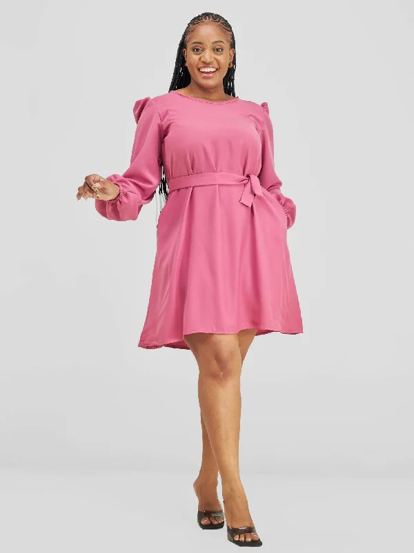 Mini dresses with button - down fronts Charlotte Shift Dress - Light Purple