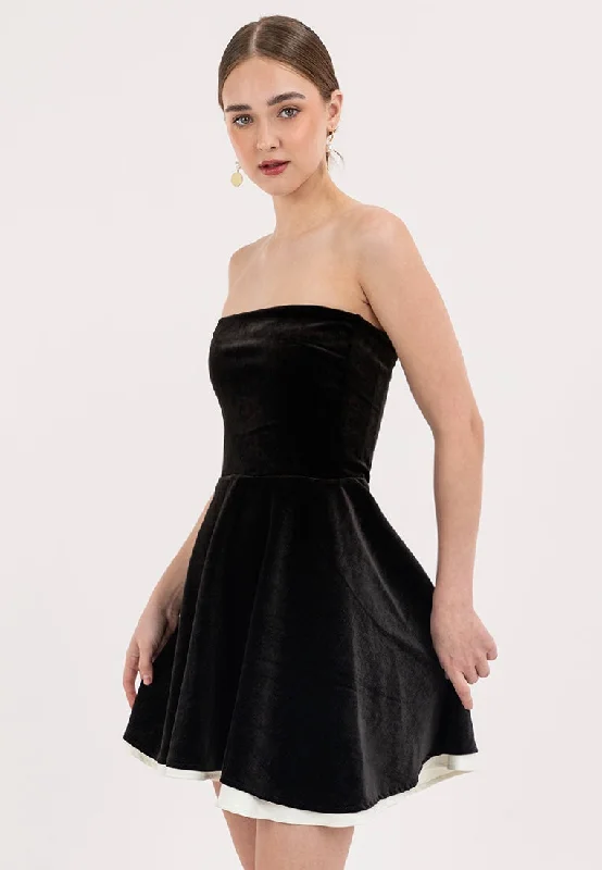 Mini dresses with wrap - around styles Eris