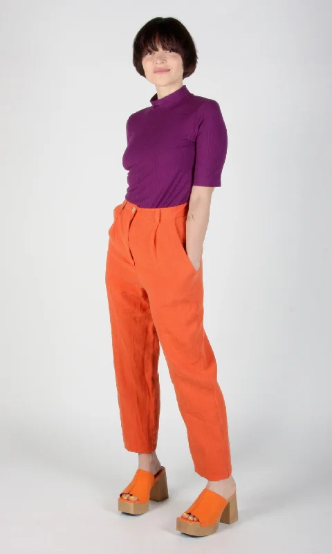 Plus Size Women's Elastic - Waist Culottes in Earth TonesChucklehead Pant - Persimmon Plus Size Women's Elastic - Waist Culottes in Earth TonesChucklehead Pant - Persimmon