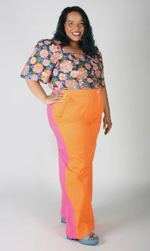 Plus Size Women's Pleated Front Dress Pants for Office WearGrass Owl Pant - Starburst Plus Size Women's Pleated Front Dress Pants for Office WearGrass Owl Pant - Starburst