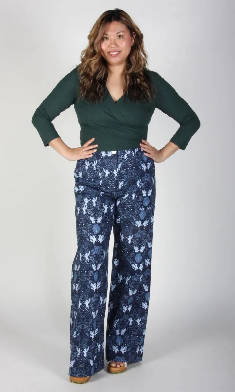 Bell - Bottom Style Women's Denim Pants with Embroidered DetailsMarlin Pant - Night Pegasus Bell - Bottom Style Women's Denim Pants with Embroidered DetailsMarlin Pant - Night Pegasus