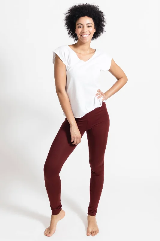 Plus Size Women's Elastic - Waist Culottes in Earth TonesNidra Leggings