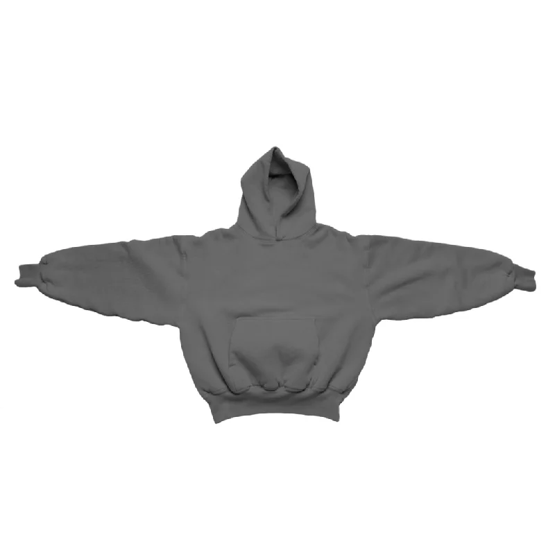 Women's sweatshirt with a mesh panel insert for breathability during workouts1800 GSM 'Charcoal Gray' Hoodie with CRDLCK™ Women's sweatshirt with a mesh panel insert for breathability during workouts1800 GSM 'Charcoal Gray' Hoodie with CRDLCK™