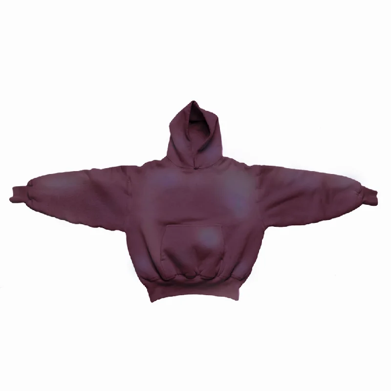 Women's hoodie with a glittery print for a glamorous and sparkly appearance1800 GSM 'Washed Elderberry' Hoodie with CRDLCK™ Women's hoodie with a glittery print for a glamorous and sparkly appearance1800 GSM 'Washed Elderberry' Hoodie with CRDLCK™