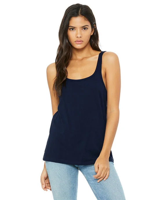 Women's zip - front sweatshirt with contrast stitching for a sporty aesthetic6488 - Bella + Canvas Ladies Relaxed Jersey Tank Top | Navy Women's zip - front sweatshirt with contrast stitching for a sporty aesthetic6488 - Bella + Canvas Ladies Relaxed Jersey Tank Top | Navy