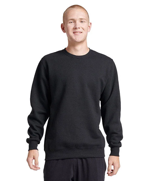 Women's long - sleeve cropped sweatshirt with ribbed cuffs for a snug fit701MR - Jerzees Unisex Eco™ Premium Blend Fleece Sweatshirt | Black Ink Women's long - sleeve cropped sweatshirt with ribbed cuffs for a snug fit701MR - Jerzees Unisex Eco™ Premium Blend Fleece Sweatshirt | Black Ink