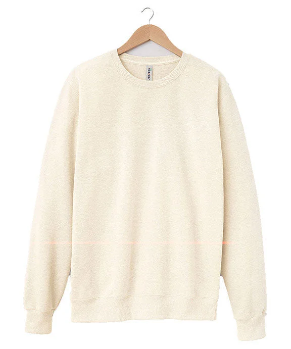 Women's oversized cropped hoodie with drawstrings for a trendy look701MR - Jerzees Unisex Eco™ Premium Blend Fleece Sweatshirt | Sweet Cream Heather Women's oversized cropped hoodie with drawstrings for a trendy look701MR - Jerzees Unisex Eco™ Premium Blend Fleece Sweatshirt | Sweet Cream Heather