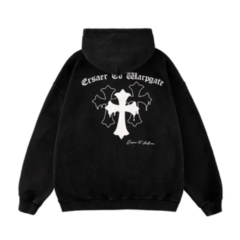Women's sweatshirt with a mesh panel insert for breathability during workoutsBlack High Street Cross Hoodie Women's sweatshirt with a mesh panel insert for breathability during workoutsBlack High Street Cross Hoodie