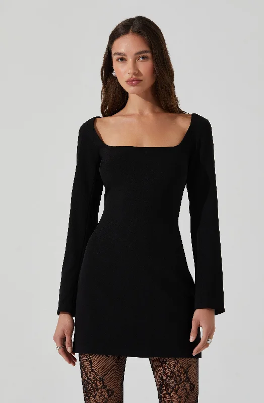Strapless Women Dress with a Built - in Bra for Comfort and SupportCalanthe Square Neck Mini Dress Strapless Women Dress with a Built - in Bra for Comfort and SupportCalanthe Square Neck Mini Dress