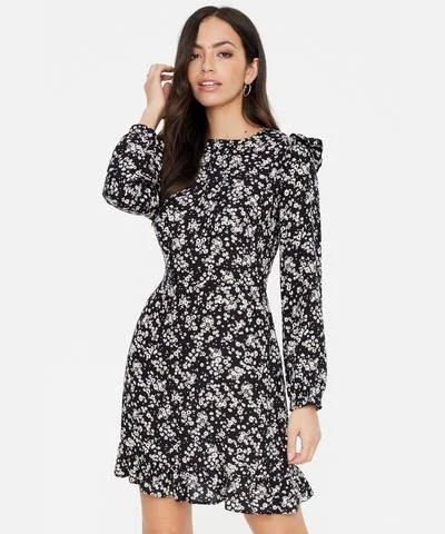 Mermaid - Style Women Dress with a Fitted Silhouette for Special OccasionsCecil Mini Dress Black Mermaid - Style Women Dress with a Fitted Silhouette for Special OccasionsCecil Mini Dress Black