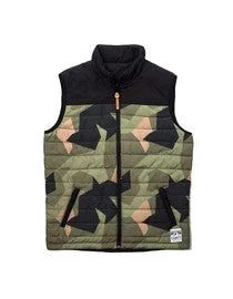 Women's cropped leather jackets with silver zippers for a punk - inspired outfitCLWR Moss Vest Reversible Snowboard Jacket Women's cropped leather jackets with silver zippers for a punk - inspired outfitCLWR Moss Vest Reversible Snowboard Jacket