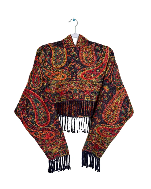 Women's tie - dye hoodie in bright colors for a retro and eye - catching styleCropped Kamaru Hoodie Women's tie - dye hoodie in bright colors for a retro and eye - catching styleCropped Kamaru Hoodie