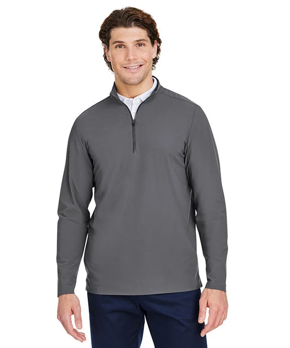Women's cropped sweatshirt with a lace - trimmed hem for a romantic lookDG410 - Devon & Jones CrownLux Performance® Mens Windsor Welded Quarter-Zip | Graphite Women's cropped sweatshirt with a lace - trimmed hem for a romantic lookDG410 - Devon & Jones CrownLux Performance® Mens Windsor Welded Quarter-Zip | Graphite