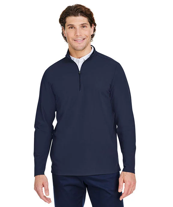 Women's sherpa - lined hoodie for extreme cold weather outdoor activitiesDG410 - Devon & Jones CrownLux Performance® Mens Windsor Welded Quarter-Zip | Navy Women's sherpa - lined hoodie for extreme cold weather outdoor activitiesDG410 - Devon & Jones CrownLux Performance® Mens Windsor Welded Quarter-Zip | Navy