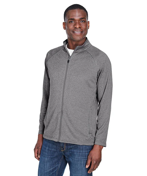 Women's sherpa - lined hoodie for extreme cold weather outdoor activitiesDG420 - Devon & Jones Mens Stretch Tech-Shell® Compass Full-Zip | Dark Grey Heather Women's sherpa - lined hoodie for extreme cold weather outdoor activitiesDG420 - Devon & Jones Mens Stretch Tech-Shell® Compass Full-Zip | Dark Grey Heather