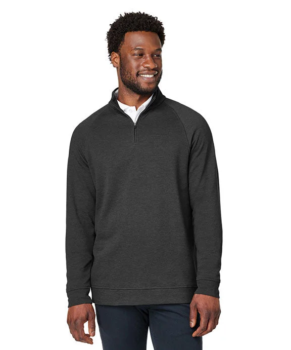 Women's long - sleeve cropped sweatshirt with ribbed cuffs for a snug fitDG481 - Devon & Jones New Classics® Mens Charleston Quarter-Zip | Black Melange Women's long - sleeve cropped sweatshirt with ribbed cuffs for a snug fitDG481 - Devon & Jones New Classics® Mens Charleston Quarter-Zip | Black Melange