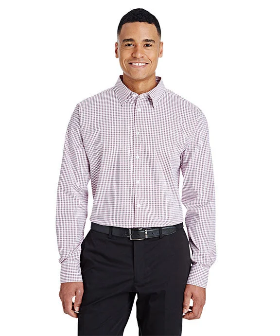 Women's fleece - lined hoodie with thumbholes for warmth in winterDG540 - Devon & Jones CrownLux Performance™ Mens Micro Windowpane Shirt | Burgundy/White Women's fleece - lined hoodie with thumbholes for warmth in winterDG540 - Devon & Jones CrownLux Performance™ Mens Micro Windowpane Shirt | Burgundy/White