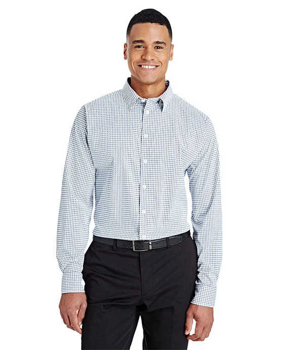 Women's oversized cropped hoodie with drawstrings for a trendy lookDG540 - Devon & Jones CrownLux Performance™ Mens Micro Windowpane Shirt | Navy/White Women's oversized cropped hoodie with drawstrings for a trendy lookDG540 - Devon & Jones CrownLux Performance™ Mens Micro Windowpane Shirt | Navy/White