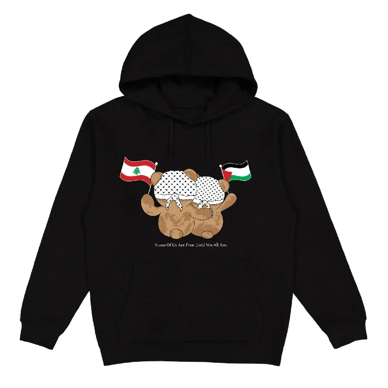 Women's cropped sweatshirt with a slogan graphic for a fun and expressive lookFree Lebanon Hoodie Women's cropped sweatshirt with a slogan graphic for a fun and expressive lookFree Lebanon Hoodie