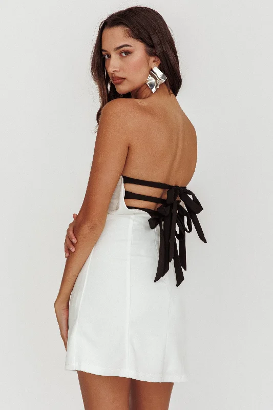 Maxi Women Dress with Floral Print for a Bohemian VibeGinger Strapless Sweetheart Mini Dress Off White Maxi Women Dress with Floral Print for a Bohemian VibeGinger Strapless Sweetheart Mini Dress Off White
