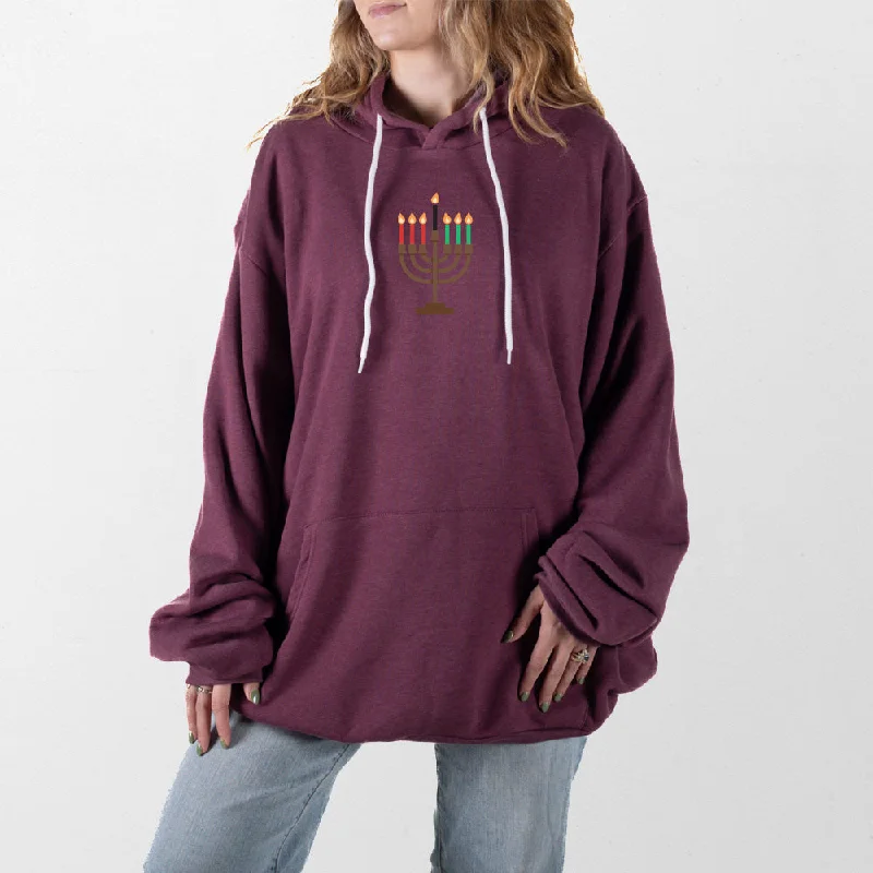 Women's tie - dye hoodie in bright colors for a retro and eye - catching styleKwanzaa Giant Hoodie Women's tie - dye hoodie in bright colors for a retro and eye - catching styleKwanzaa Giant Hoodie