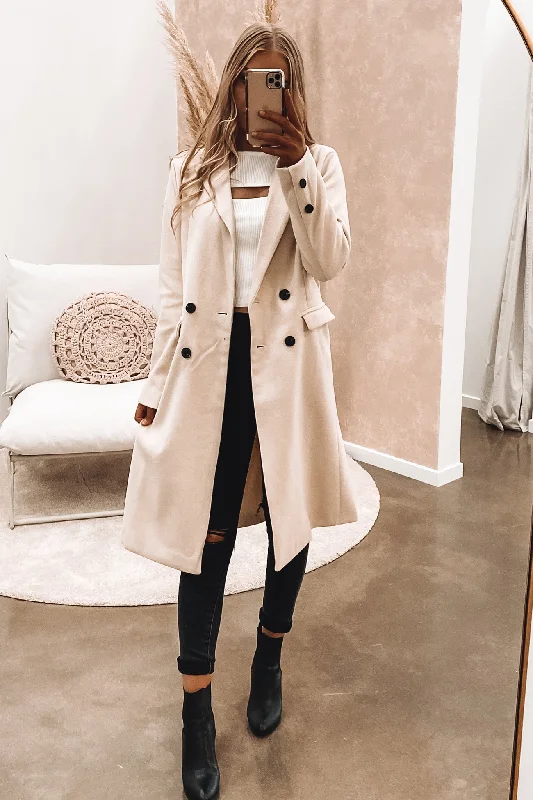 Women's shearling - lined suede jackets for ultimate warmth and luxuryLogan Coat Beige Women's shearling - lined suede jackets for ultimate warmth and luxuryLogan Coat Beige