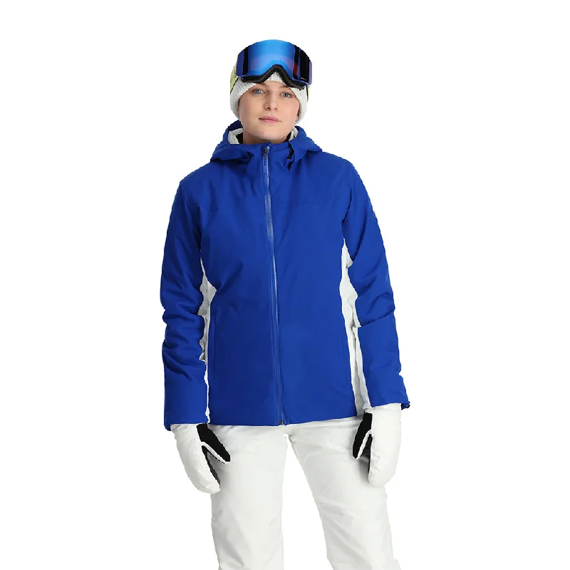 Women's quilted puffer jackets in a cropped silhouette for a modern twistWomens Mega 3 In 1 - Electric Blue Women's quilted puffer jackets in a cropped silhouette for a modern twistWomens Mega 3 In 1 - Electric Blue