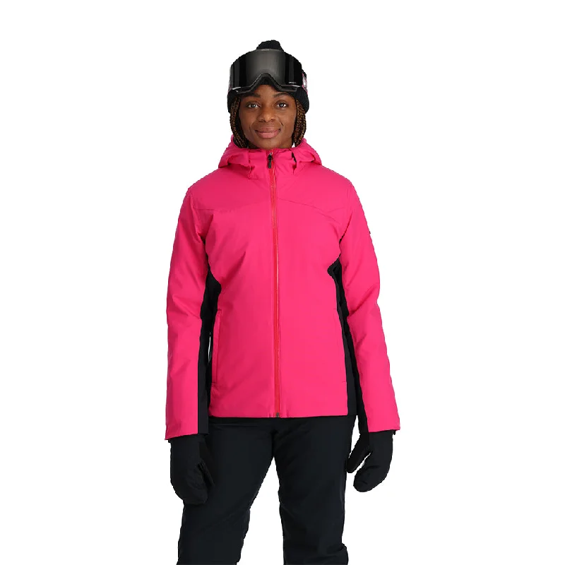 Women's bomber jackets with a holographic finish for a futuristic and eye - catching lookWomens Mega 3 In 1 - Pink