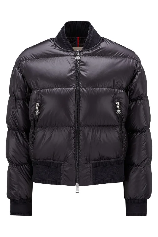 Women's moto jackets with a lace - up front for a unique and stylish touchMerlat Down Bomber Jacket Women's moto jackets with a lace - up front for a unique and stylish touchMerlat Down Bomber Jacket