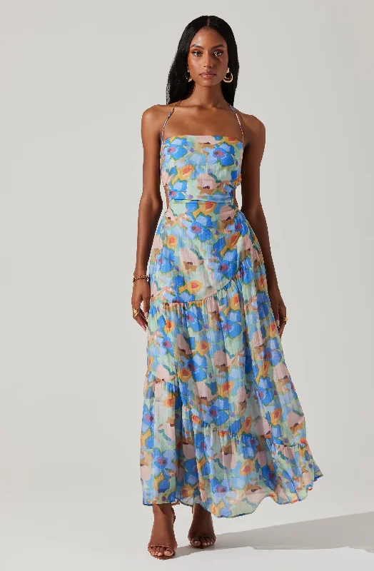 Sheath Women Dress with a Tailored Fit for a Professional LookMiaka Floral Maxi Dress Sheath Women Dress with a Tailored Fit for a Professional LookMiaka Floral Maxi Dress