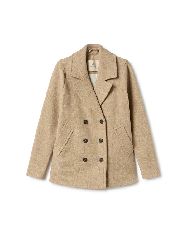 Women's long - length wool blend jackets for a warm and stylish winter lookRegatta - Beige Women's long - length wool blend jackets for a warm and stylish winter lookRegatta - Beige