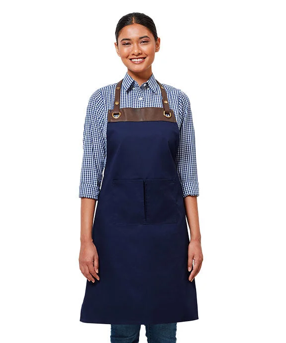 Women's quarter - zip sweatshirt made of organic cotton for eco - conscious fashionRP123 - Artisan Collection by Reprime Espresso Bib Apron | Navy/Brown Women's quarter - zip sweatshirt made of organic cotton for eco - conscious fashionRP123 - Artisan Collection by Reprime Espresso Bib Apron | Navy/Brown
