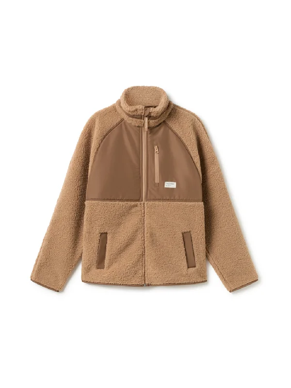 Women's quilted puffer jackets in a cropped silhouette for a modern twistShark - Beige Women's quilted puffer jackets in a cropped silhouette for a modern twistShark - Beige
