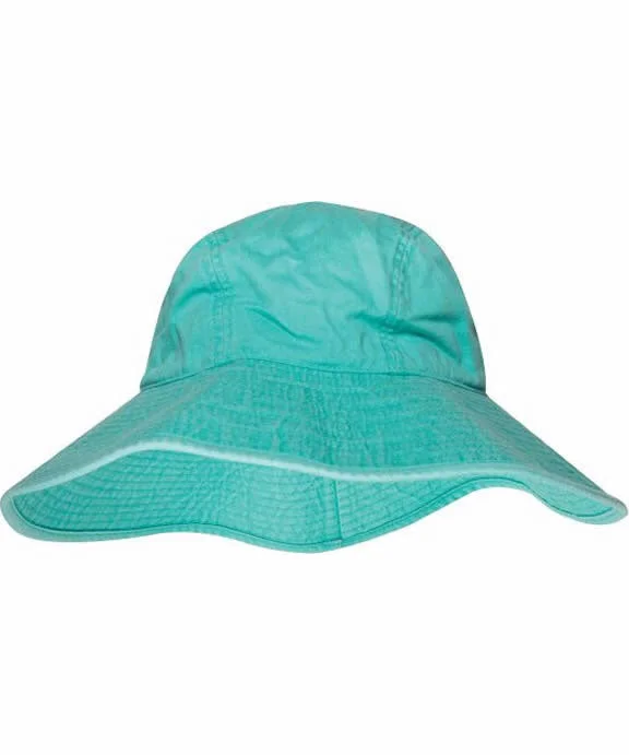 Women's zip - front sweatshirt with contrast stitching for a sporty aestheticSL101 - Adams Ladies Sea Breeze Floppy Hat | Seafoam Women's zip - front sweatshirt with contrast stitching for a sporty aestheticSL101 - Adams Ladies Sea Breeze Floppy Hat | Seafoam