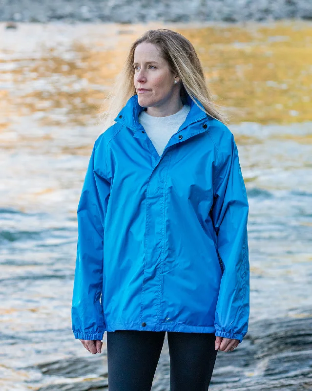 Women's quilted puffer jackets in a cropped silhouette for a modern twistSTOWaway Jacket in Blue Aster Women's quilted puffer jackets in a cropped silhouette for a modern twistSTOWaway Jacket in Blue Aster