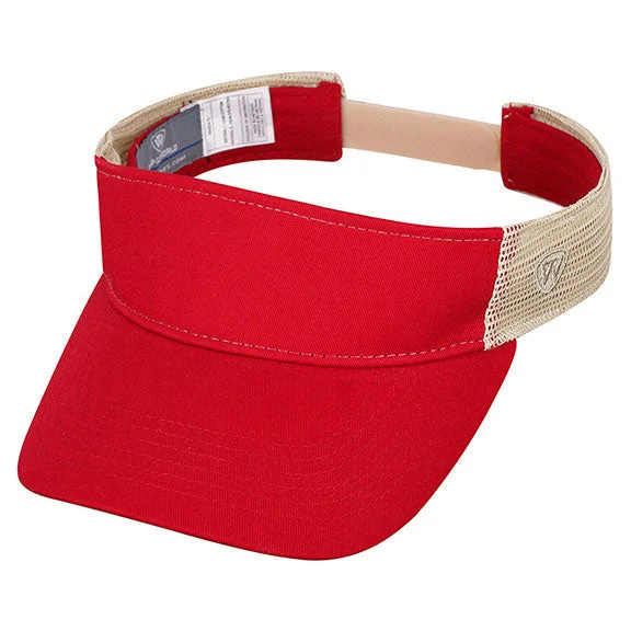 Women's crew - neck sweatshirt in a heather gray shade for a classic and versatile optionTW5504 - J America Adult Brink Visor | Red Women's crew - neck sweatshirt in a heather gray shade for a classic and versatile optionTW5504 - J America Adult Brink Visor | Red