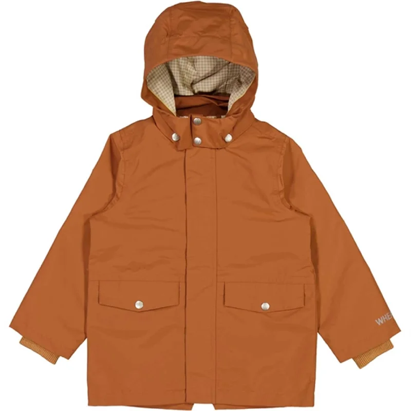 Women's pea coats in a plus - size fit for a flattering and warm winter coatWheat Jacket Addo Tech Amber Brown Women's pea coats in a plus - size fit for a flattering and warm winter coatWheat Jacket Addo Tech Amber Brown