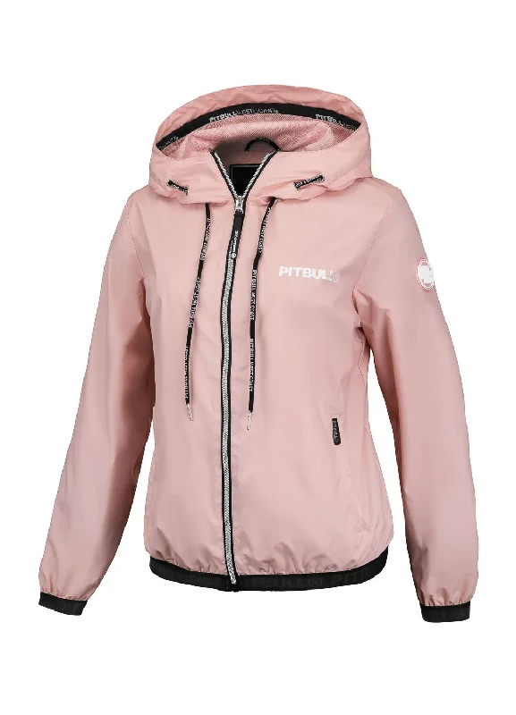 Women's cropped leather jackets with silver zippers for a punk - inspired outfitWomen's transitional hooded jacket Dahlia Women's cropped leather jackets with silver zippers for a punk - inspired outfitWomen's transitional hooded jacket Dahlia