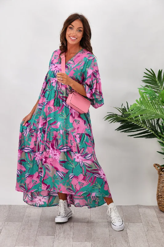 Lace - Embellished Women Dress for an Elegant and Sophisticated AppearanceZen Garden Layla Dress Floral Lace - Embellished Women Dress for an Elegant and Sophisticated AppearanceZen Garden Layla Dress Floral