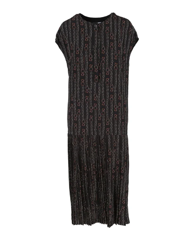 Pleated Women Dress with a Timeless and Elegant Texture Pleated Women Dress with a Timeless and Elegant Texture Chain Print Pleated Midi Dress Pleated Women Dress with a Timeless and Elegant Texture Pleated Women Dress with a Timeless and Elegant Texture Chain Print Pleated Midi Dress