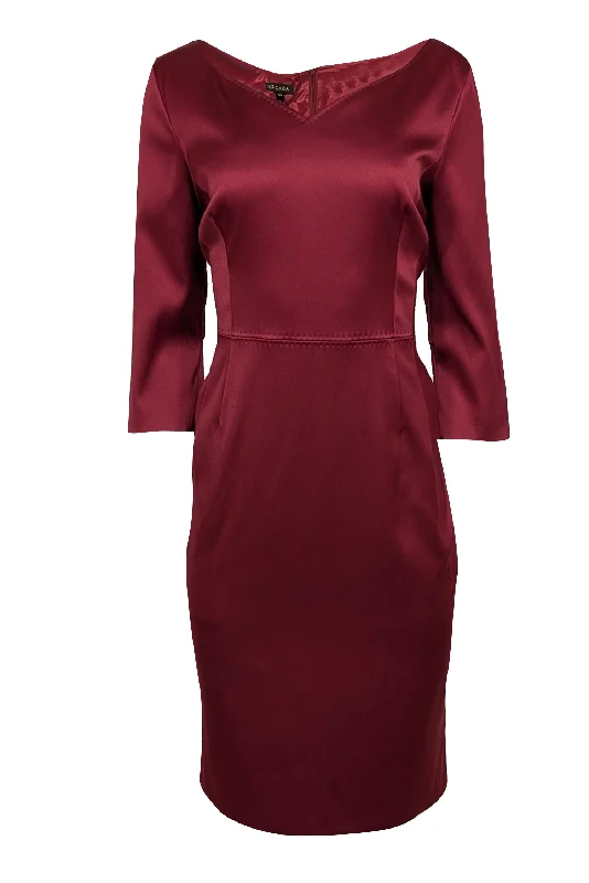 Long - Sleeve Women Dress in Velvet for a Luxurious Winter Look Long - Sleeve Women Dress in Velvet for a Luxurious Winter Look Escada - Dark Red Satin V-Neckline Dress Sz 12 Long - Sleeve Women Dress in Velvet for a Luxurious Winter Look Long - Sleeve Women Dress in Velvet for a Luxurious Winter Look Escada - Dark Red Satin V-Neckline Dress Sz 12