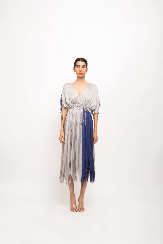 Off - the - Shoulder Women Dress for a Romantic and Feminine Look Off - the - Shoulder Women Dress for a Romantic and Feminine Look Grey-Blue Angrakha Dress Off - the - Shoulder Women Dress for a Romantic and Feminine Look Off - the - Shoulder Women Dress for a Romantic and Feminine Look Grey-Blue Angrakha Dress