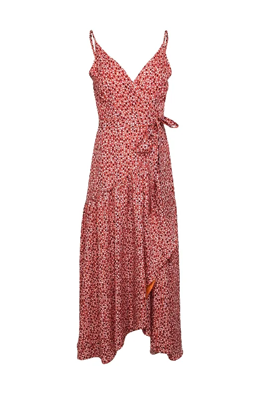 Sheath Women Dress with a Tailored Fit for a Professional Look Sheath Women Dress with a Tailored Fit for a Professional Look Hutch - Orange, Purple, & Black Stripe & Polka Dot Print Sleeveless Maxi Dress Sz M