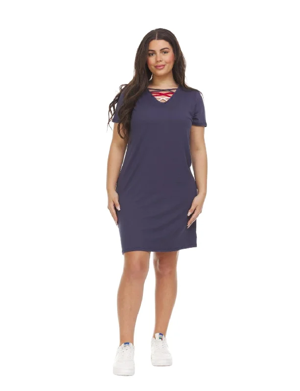 Shift Women Dress with a Simple and Classic Design for Everyday Wear Shift Women Dress with a Simple and Classic Design for Everyday Wear Inner Beauty Short Sleeve V-Neck Dress Shift Women Dress with a Simple and Classic Design for Everyday Wear Shift Women Dress with a Simple and Classic Design for Everyday Wear Inner Beauty Short Sleeve V-Neck Dress