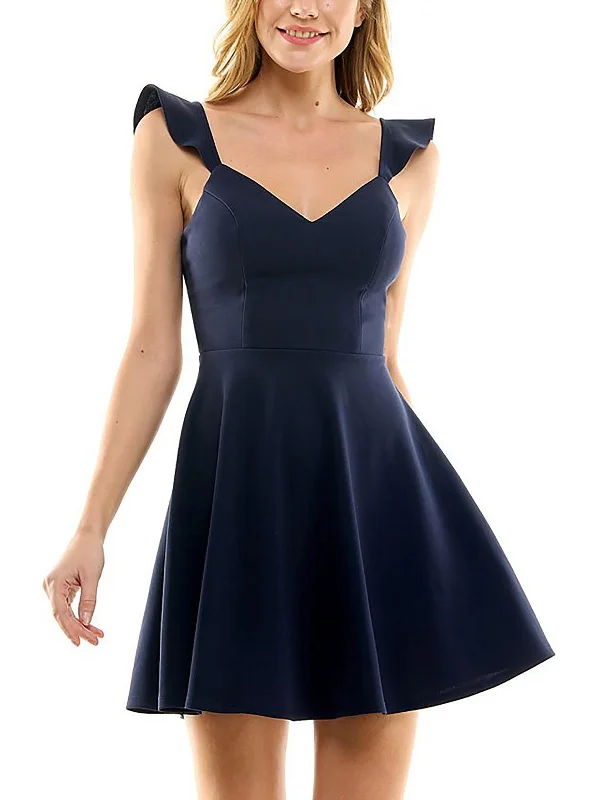 Little Black Women Dress with Sequins for a Glamorous Night Out Little Black Women Dress with Sequins for a Glamorous Night Out Juniors Womens Ruffle Sleeve Lace Back Fit & Flare Dress Little Black Women Dress with Sequins for a Glamorous Night Out Little Black Women Dress with Sequins for a Glamorous Night Out Juniors Womens Ruffle Sleeve Lace Back Fit & Flare Dress