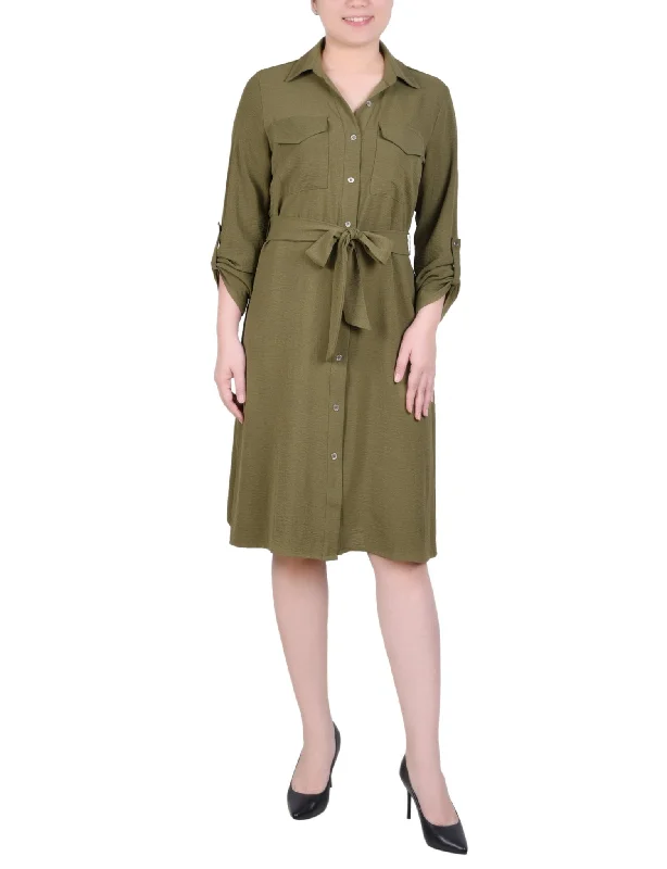 Shift Women Dress with a Simple and Classic Design for Everyday Wear Shift Women Dress with a Simple and Classic Design for Everyday Wear Long Roll Tab Sleeve Shirtdress - Petite Shift Women Dress with a Simple and Classic Design for Everyday Wear Shift Women Dress with a Simple and Classic Design for Everyday Wear Long Roll Tab Sleeve Shirtdress - Petite