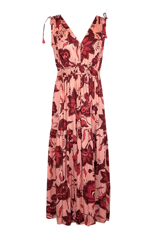 Sleeveless Women Dress in Bright Colors for Summer Parties Sleeveless Women Dress in Bright Colors for Summer Parties Omika - Peach w/ Red Floral Print Sleeveless Maxi Dress Sz L Sleeveless Women Dress in Bright Colors for Summer Parties Sleeveless Women Dress in Bright Colors for Summer Parties Omika - Peach w/ Red Floral Print Sleeveless Maxi Dress Sz L