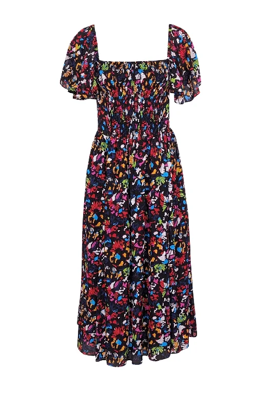 Lace - Embellished Women Dress for an Elegant and Sophisticated Appearance Lace - Embellished Women Dress for an Elegant and Sophisticated Appearance Tanya Taylor - Black w/ Rainbow Confetti Print Silk Midi Dress Sz S Lace - Embellished Women Dress for an Elegant and Sophisticated Appearance Lace - Embellished Women Dress for an Elegant and Sophisticated Appearance Tanya Taylor - Black w/ Rainbow Confetti Print Silk Midi Dress Sz S